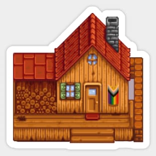 our little queer house Sticker